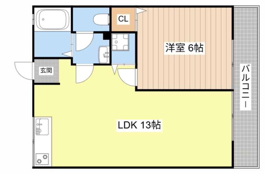 間取図 ハイツカアムB
