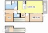 サニーピアス 1LDKの間取り