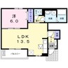 ＣＡＳＡ　ＡＭＯＲＥ 1LDKの間取り