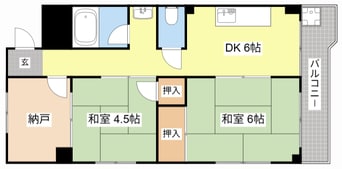 間取図 メゾン近江富士