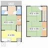 徳田荘　4号棟 3Kの間取り