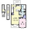 シャルマンフルールⅠ 1LDKの間取り
