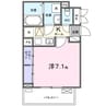 プリムローズ　野村 1Kの間取り
