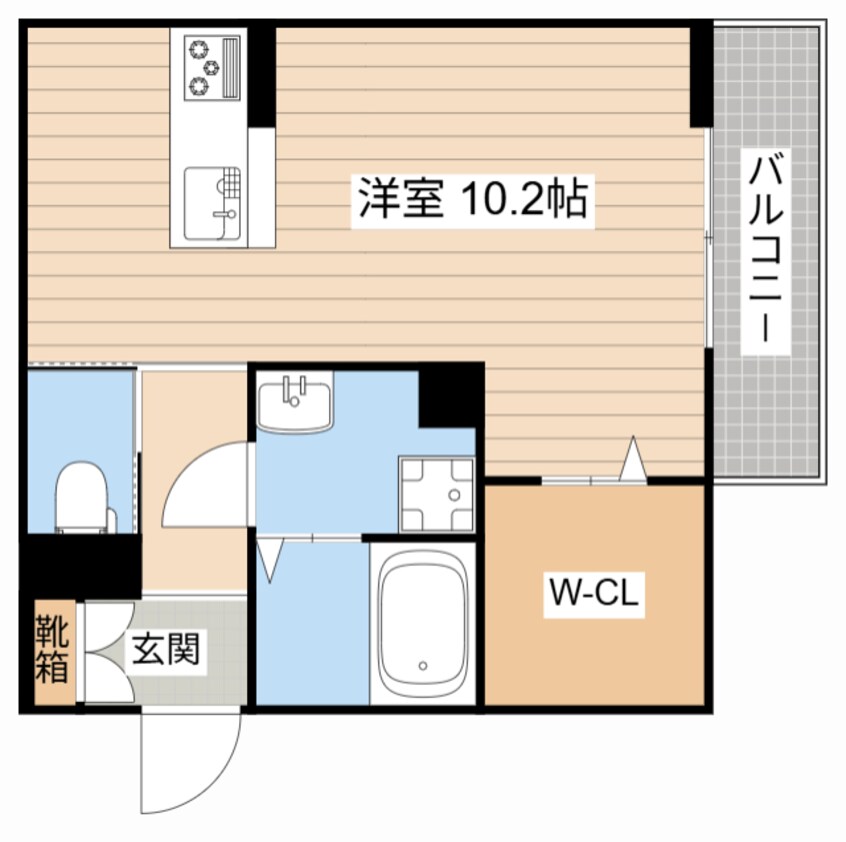 間取図 ビオット彦根　B棟