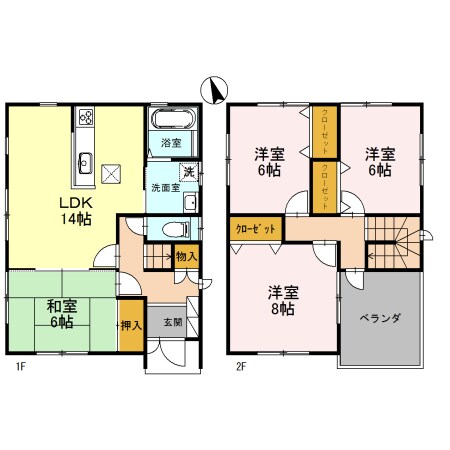 間取り図 草津市湖州平戸建貸家