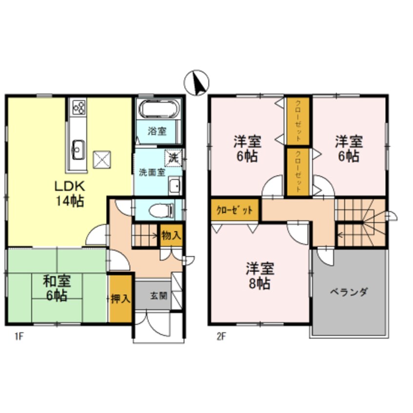 間取図 草津市湖州平戸建貸家