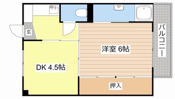 間取図 ビレッジハウス加田1号棟