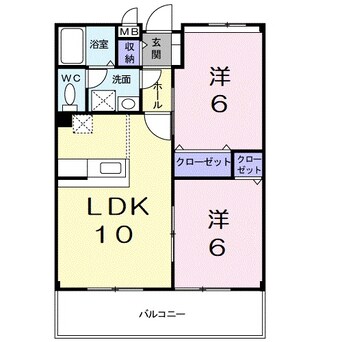 間取図 カサ・ピスタ