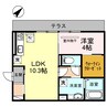 Le ciel (ル シエル) Ⅱ 1LDKの間取り