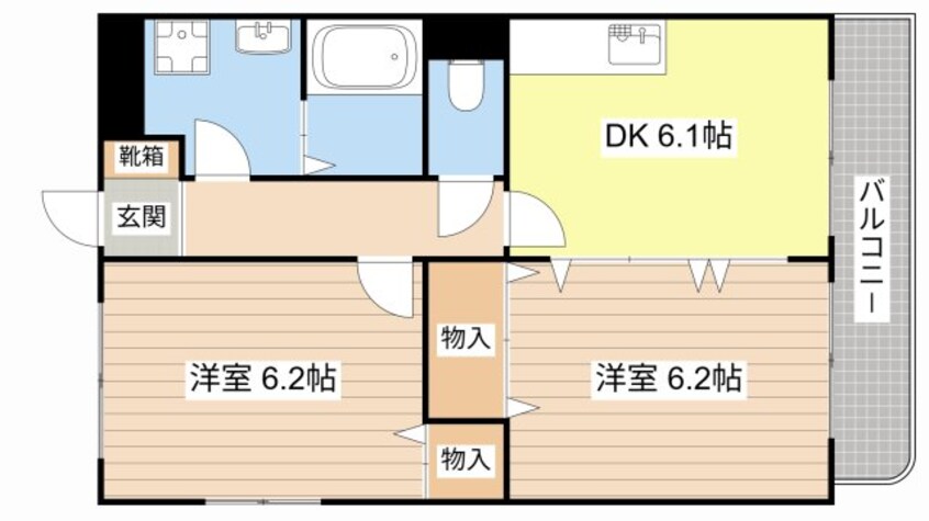 間取図 アコール・ヴィラ
