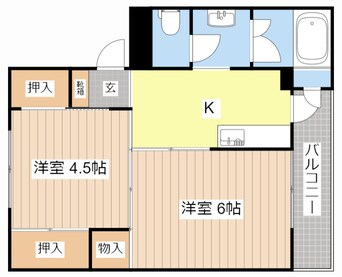 間取図 ビレッジハウス鳥居本2号棟