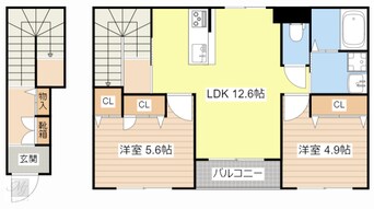 間取図 ベル　ディモーラ