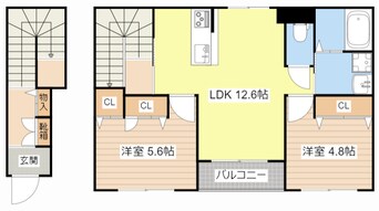 間取図 ベル　ディモーラ