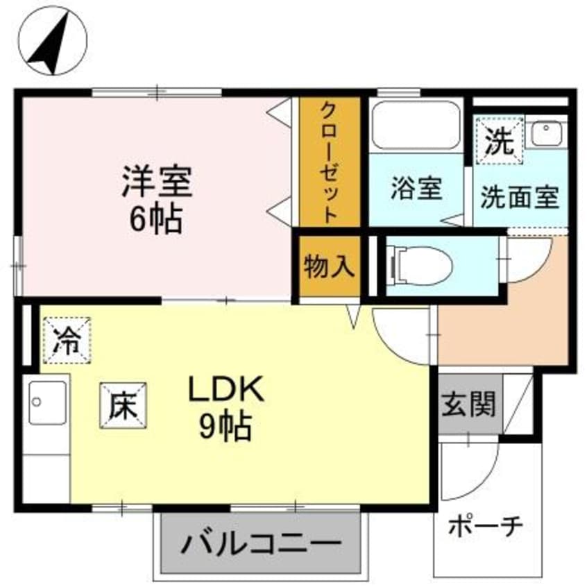 間取図 サンホームハラダン
