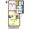 ベルコート川崎 1LDKの間取り