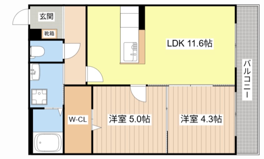 間取図 グラン ディアス