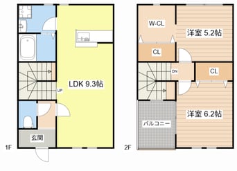 間取図 レ・フルーレットB