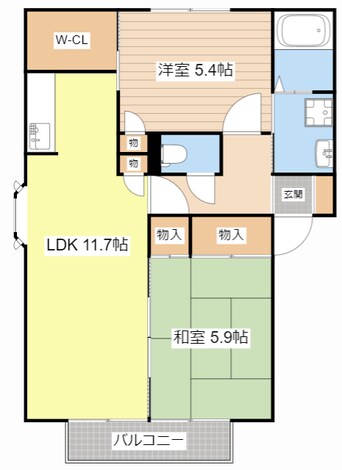 間取図 フォーレス　Ｋ