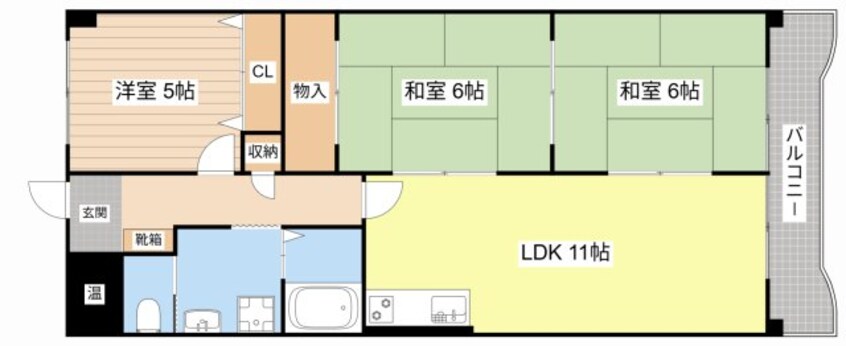 間取図 ビバリーマンションⅤ