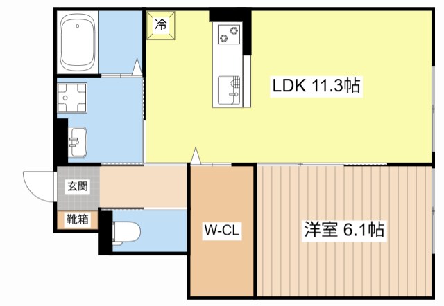 間取り図 エトワール下坂浜A