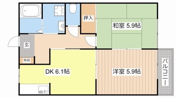 間取図 コーポ　ツジタツ