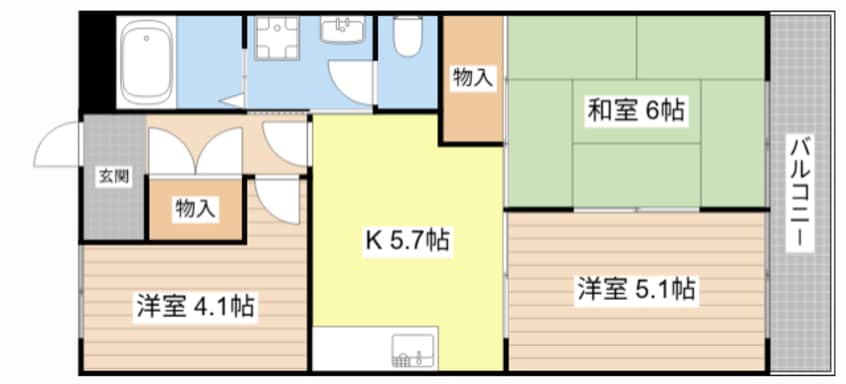 間取図 リバティハイム