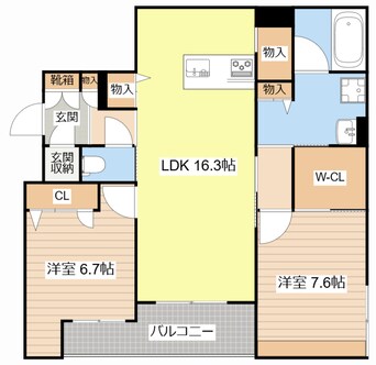 間取図 シャーメゾン草津プレミア