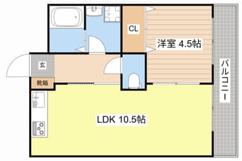 間取図 メゾン皇子が丘