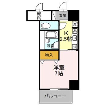 間取図 サンタウン竹鼻　A