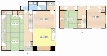 間取図 長勝寺S邸貸家