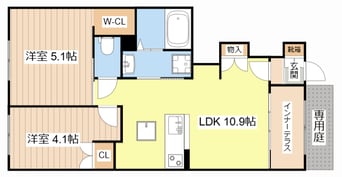 間取図 CHESTNUTS（チェスナッツ）