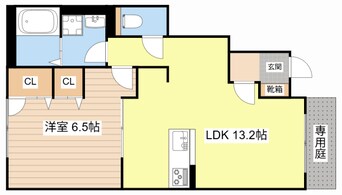 間取図 クレール