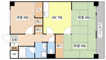 間取図 グリーン茨木
