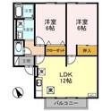 ウエストヴィレッジの間取図