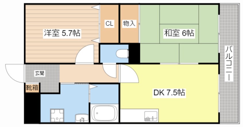 間取図 御園ハイツⅠ