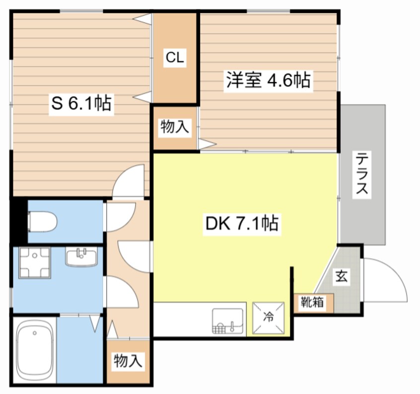 間取図 メゾン フローラ