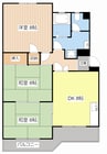 グランヴェールオオノ 3DKの間取り