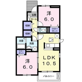 間取図 リヴィエール草津Ⅰ