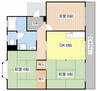 リーフマンション 3DKの間取り