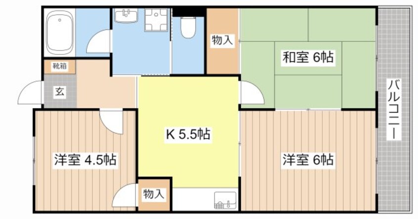 間取図 リンピアピュア