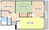 アパートメント311 3LDKの間取り