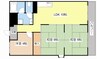 アスシャルマン野洲 3LDKの間取り