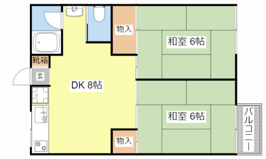 間取図 あかねハウスⅡ