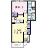 ネオ・ユニゾンⅠ 1LDKの間取り