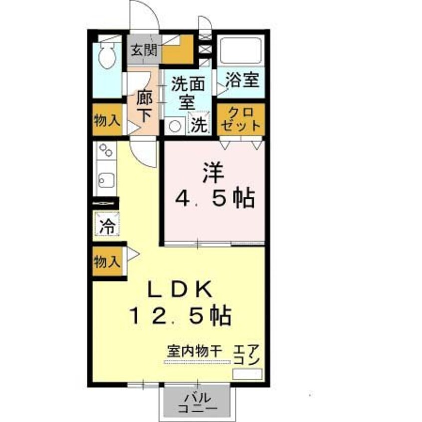 間取図 グランダールクラタ