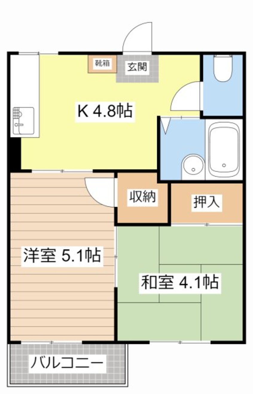 間取図 ハイツファミール