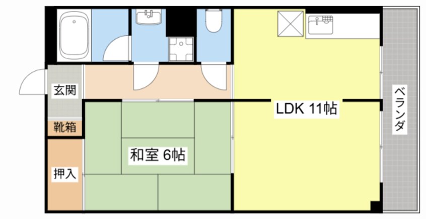 間取図 市兵衛第1ビル