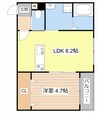 LAPIS　i 1LDKの間取り