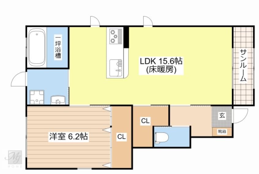 間取図 グランフォレスト2番館