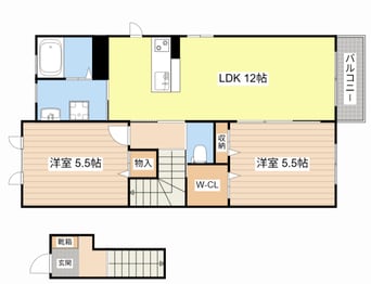 間取図 ディアコート